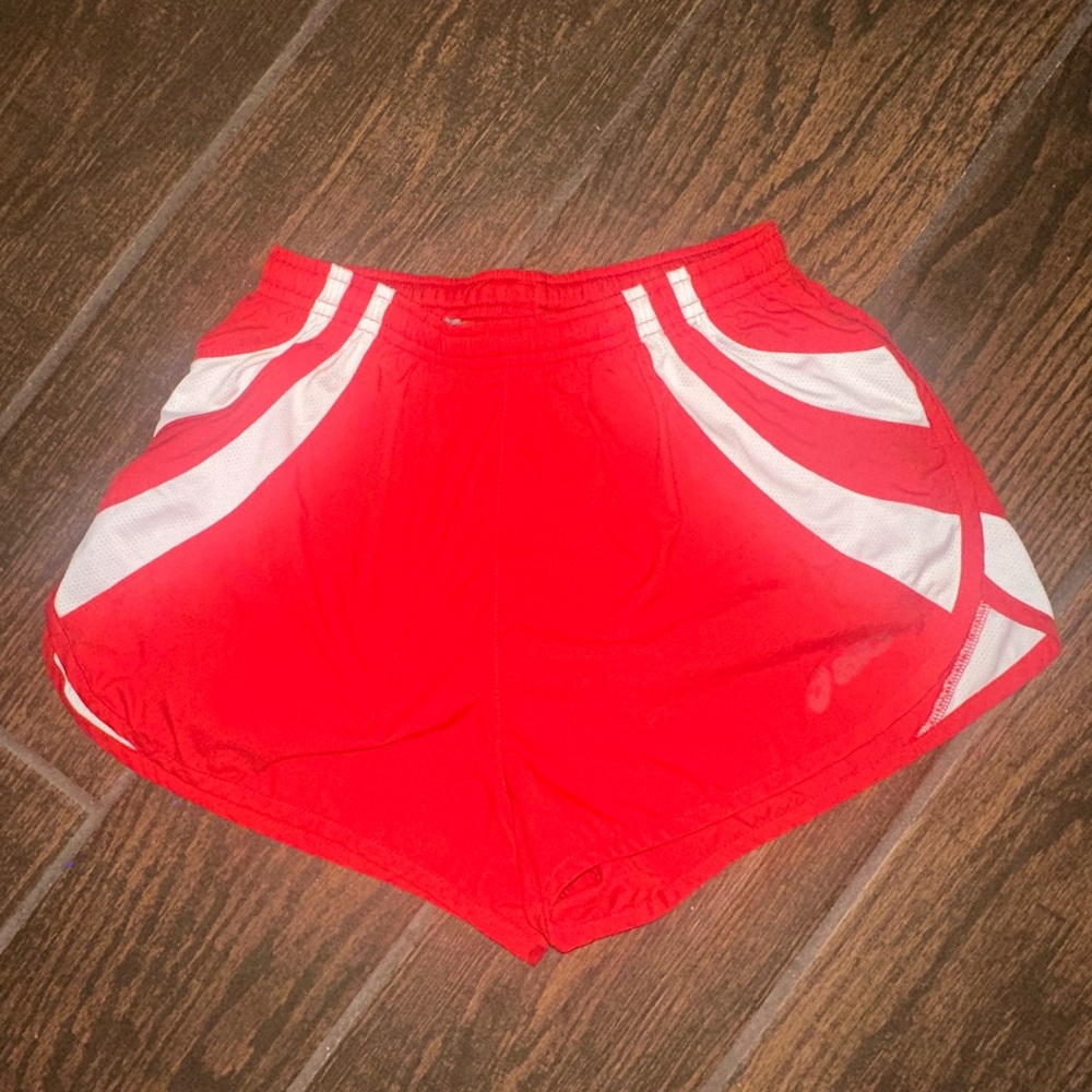 Asics Red Women's Athletic Shorts
